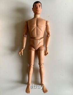 Vintage GI Joe, 1967 Black Painted Hair, Marine Medic Figure