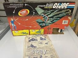 Vintage GI Joe ARAH Falcon Glider Box And Blueprints
