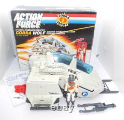 Vintage GI Joe Action Force Cobra Wolf Vehicle Boxed Nr Complete