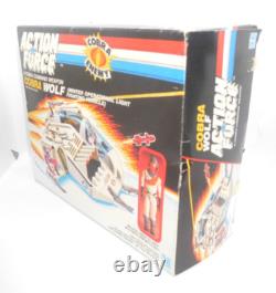 Vintage GI Joe Action Force Cobra Wolf Vehicle Boxed Nr Complete