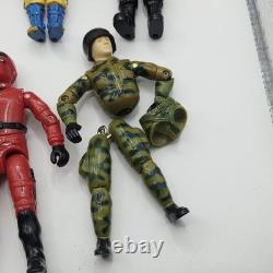 Vintage GI Joe Action Force Palitoy Action Figure Bundle Red Laser Shadowtrak +