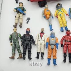 Vintage GI Joe Action Force Palitoy Action Figure Bundle Red Laser Shadowtrak +