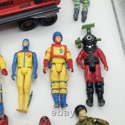Vintage GI Joe Action Force Palitoy Action Figure Bundle Red Laser Shadowtrak +