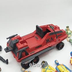 Vintage GI Joe Action Force Palitoy Action Figure Bundle Red Laser Shadowtrak +