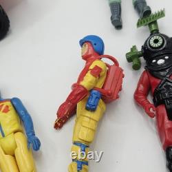 Vintage GI Joe Action Force Palitoy Action Figure Bundle Red Laser Shadowtrak +