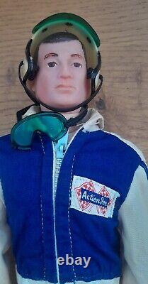 Vintage GI Joe Action Joe Race Car Driver COMPLETE VERY NICE