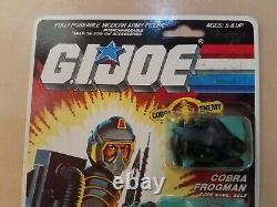 Vintage GI Joe Cobra Frogman Codename EEls 1985 Factory Sealed MOC Hasbro RARE