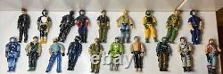 Vintage GI Joe Figures- Job Lot of 19 figures plus Cobra Air Chariot 1982-1986