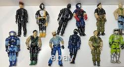 Vintage GI Joe Figures- Job Lot of 19 figures plus Cobra Air Chariot 1982-1986