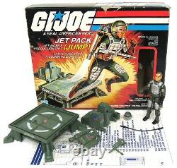 Vintage GI Joe Jump Jet Pack With Silver Grand Slam Complete With Box & Blue Print