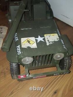 Vintage GI Joe Official Jeep Combat Set Hasbro with instruction booklet