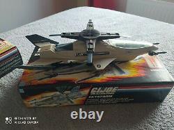 Vintage GI Joe Skystorm X-Wing Chopper Vehicle 1988 Hasbro complete with box