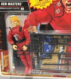 Vintage GI Joe Street Fighter II Ken Carded MOC Hasbro 1993 Vintage GI Joe Street Fighter II Ken Carded MOC Hasbro 1993