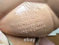 Vintage GI Joe figure, 1960s/70, Canadian French Issue, Story book, papers etc