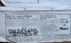 Vintage GI Joe figure, 1960s/70, Canadian French Issue, Story book, papers etc