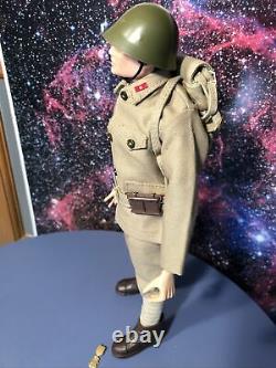 Vintage Gi Joe 12 Inch SOTW WW2 Japanese Soldier Good Shape Complete Medal