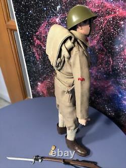 Vintage Gi Joe 12 Inch SOTW WW2 Japanese Soldier Good Shape Complete Medal