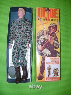 Vintage Gi Joe 1964 Ref 7700 Marine Action Original Box Figure