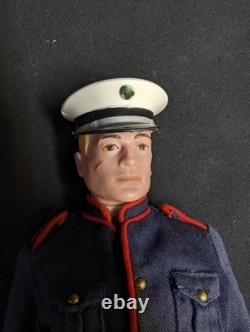 Vintage Gi Joe Action Man VGC Dress Marine Figure & Outfit