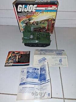 Vintage Gi-Joe Armoured Missile Vehicle Wolverine 1983