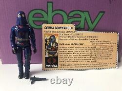 Vintage Gi Joe Cobra Commander Figure V2 1984 (enemy Leader)