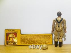 Vintage Gi Joe Comandos em Ação Estrela Brazil Granadeiro Estopim Tan Grunt