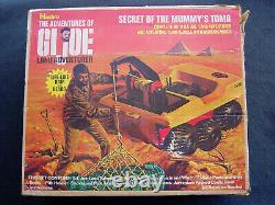 Vintage Gi Joe Secret of the Mummy's Tomb in Box with Land Adventurer Near Mint
