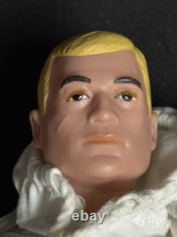 Vintage Gi Joe Ski Patrol Mountain Troop Blonde Painted Haired Dressed Figure