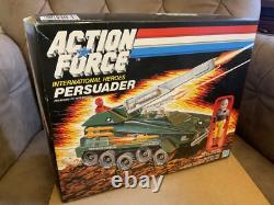 Vintage Hasbro ACTION FORCE Persuader Vehicle & Back Stop Boxed 1988 GI Joe