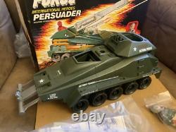 Vintage Hasbro ACTION FORCE Persuader Vehicle & Back Stop Boxed 1988 GI Joe