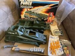 Vintage Hasbro ACTION FORCE Persuader Vehicle & Back Stop Boxed 1988 GI Joe