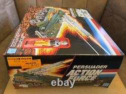 Vintage Hasbro ACTION FORCE Persuader Vehicle & Back Stop Boxed 1988 GI Joe