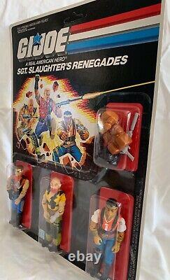 Vintage Hasbro GI Joe 1987 Sgt. Slaughter's Renegades 3-Pack MOC