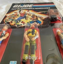 Vintage Hasbro GI Joe 1987 Sgt. Slaughter's Renegades 3-Pack MOC