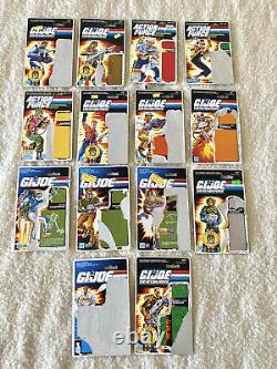 Vintage / Hasbro / Gi Joe Action Force File/Backing Cards X 14 (Read Below)