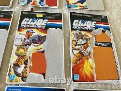 Vintage / Hasbro / Gi Joe Action Force File/Backing Cards X 14 (Read Below)