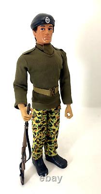 Vintage Original Action Man Soldier Nr Mint Eagle Eyes Blue Pants? Original Box