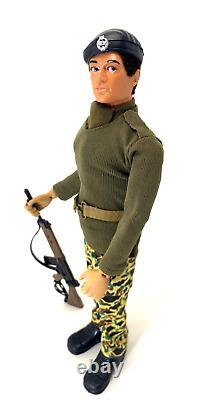 Vintage Original Action Man Soldier Nr Mint Eagle Eyes Blue Pants? Original Box