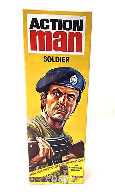 Vintage Original Action Man Soldier Nr Mint Eagle Eyes Blue Pants? Original Box