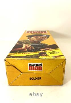 Vintage Original Action Man Soldier Nr Mint Eagle Eyes Blue Pants? Original Box