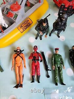 Vintage Palitoy Action Force large job lot of loose figures and (Boxed) vehicles