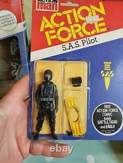 Vintage Palitoy Action Force large job lot of loose figures and (Boxed) vehicles