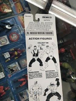 Vintage REMCO AAWF All American Wrestling Federation GI Joe Figures CARDED Set