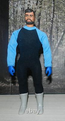 Vintage Super Joe 1977, Blue Jump Suit, Blue Gloves & Power Vest Re-peg, C8