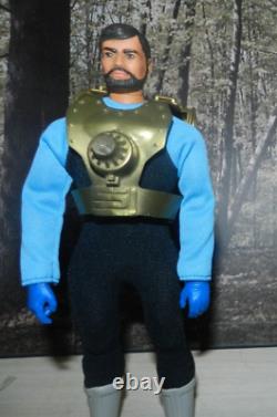 Vintage Super Joe 1977, Blue Jump Suit, Blue Gloves & Power Vest Re-peg, C8