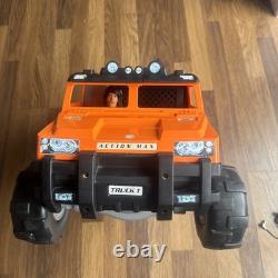 Vintage Very Rare Hasbro Action Man GI Joe Hummer Team Truck HQ 4x4 + Figures