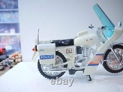 Vintage action man gi joe team police motorcycle And Police Officer Figure