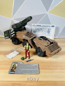 Vtg GI Joe Mean Dog Vehicle w Wildcard Figure Original 1988 Near Complete VGC