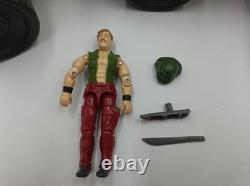 Vtg GI Joe Mean Dog Vehicle w Wildcard Figure Original 1988 Near Complete VGC
