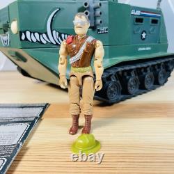 Vtg GI Joe Warthog Vehicle Sgt. Slaughter German French Dutch Filecard 1989